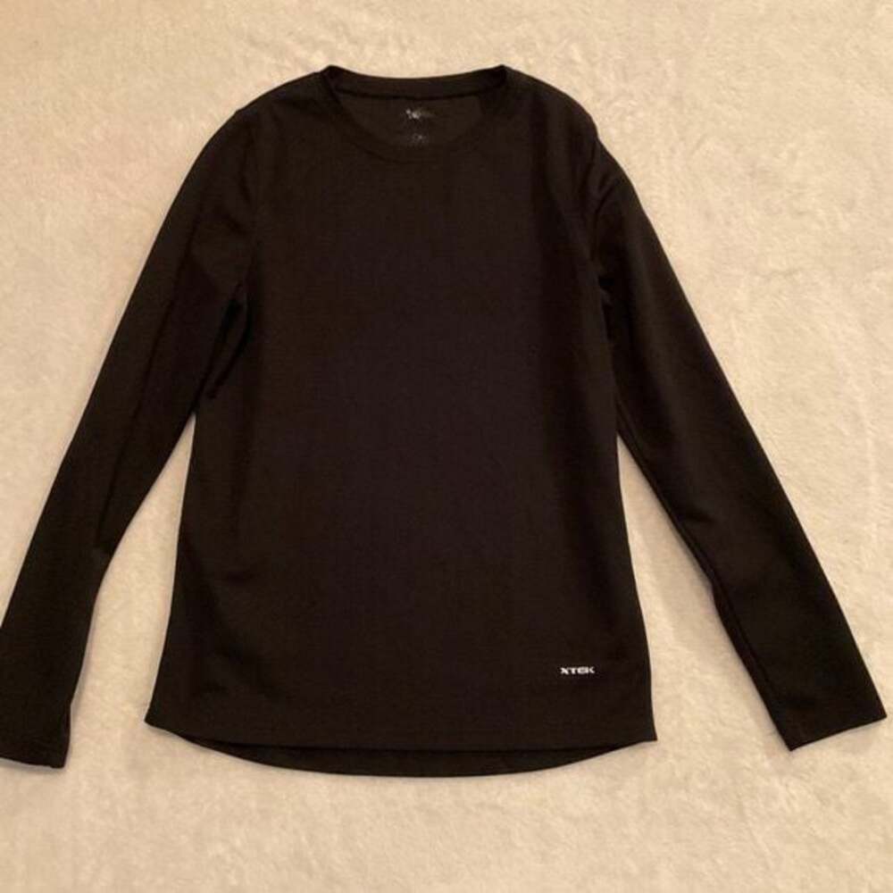 XTek Black Long Sleeve Under Layer Shirt Womens Size Medium